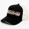 Rank 45 Men's Serape Logo Mesh-Back Baseball Cap Black -Rank 45 shop 2000374366 001 P1