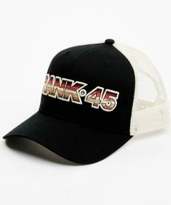 Rank 45 Men's Serape Logo Mesh-Back Baseball Cap Black
