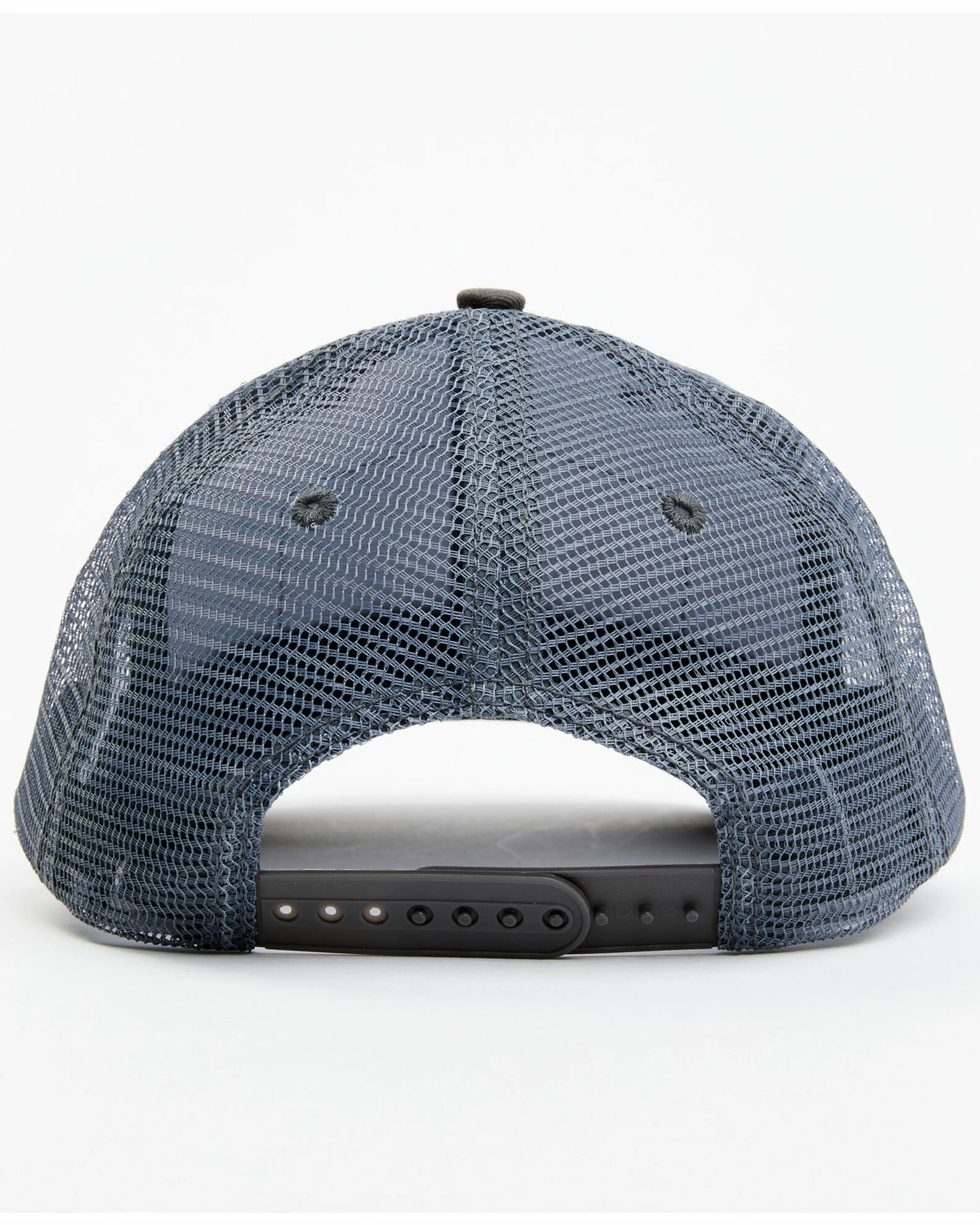 Rank 45 Men's Broncho Rider Embroidered Mesh Back Ball Cap Dark Grey 4 Rank 45 Men's Broncho Rider Embroidered Mesh Back Ball Cap Dark Grey - Image 3