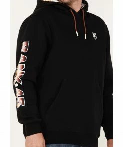 Rank 45 Men's Smoke On Striped Logo Sleeve Hooded Sweatshirt  -Rank 45 shop 2000374700 001 P3