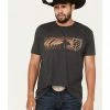 Rank 45 Men's Sunset Roper Logo Graphic T-Shirt