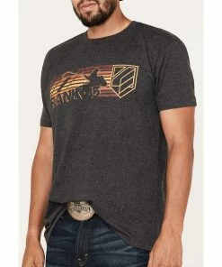 Rank 45 Men's Sunset Roper Logo Graphic T-Shirt -Rank 45 shop 2000374872 022 P3