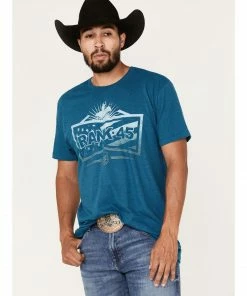 Rank 45 Men's Buckle Logo Gradient Graphic T-Shirt