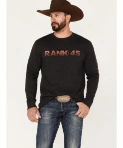 Rank 45 Men's Logo Untamed Legacy Raglan Shirt