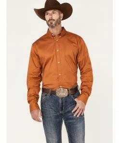 Rank 45 Men's Basic Twill Long Sleeve Button-Down Shirt Brown 11 Rank 45 Men's Basic Twill Long Sleeve Button-Down Shirt Brown -Rank 45 shop 2000374899 200 P1 1