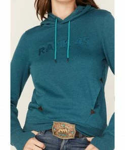 Rank 45 Women's Logo Fleece Hoodie Steel Blue 11 Rank 45 Women's Logo Fleece Hoodie Steel Blue -Rank 45 shop 2000374959 441 P3