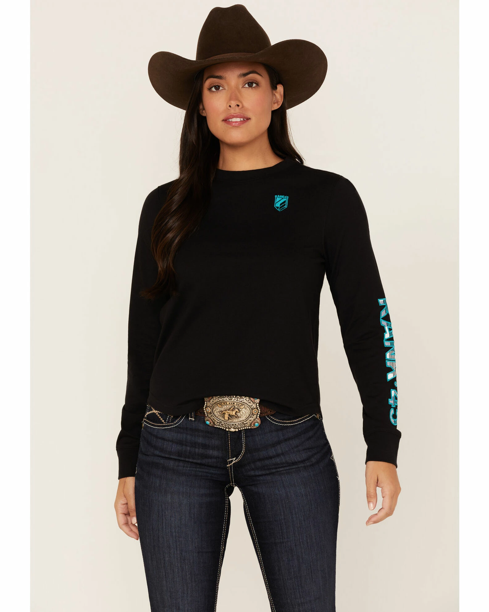 Rank 45 Women's Logo Graphic Long Sleeve Tee 3 Rank 45 Women's Logo Graphic Long Sleeve Tee