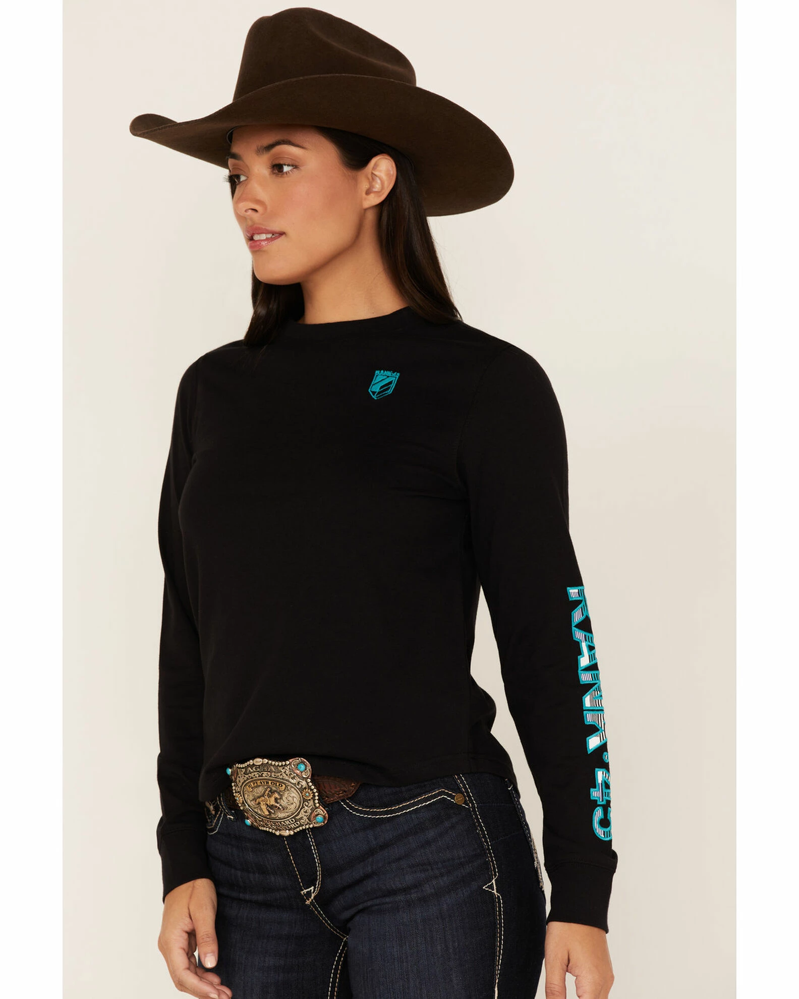 Rank 45 Women's Logo Graphic Long Sleeve Tee 4 Rank 45 Women's Logo Graphic Long Sleeve Tee - Image 2