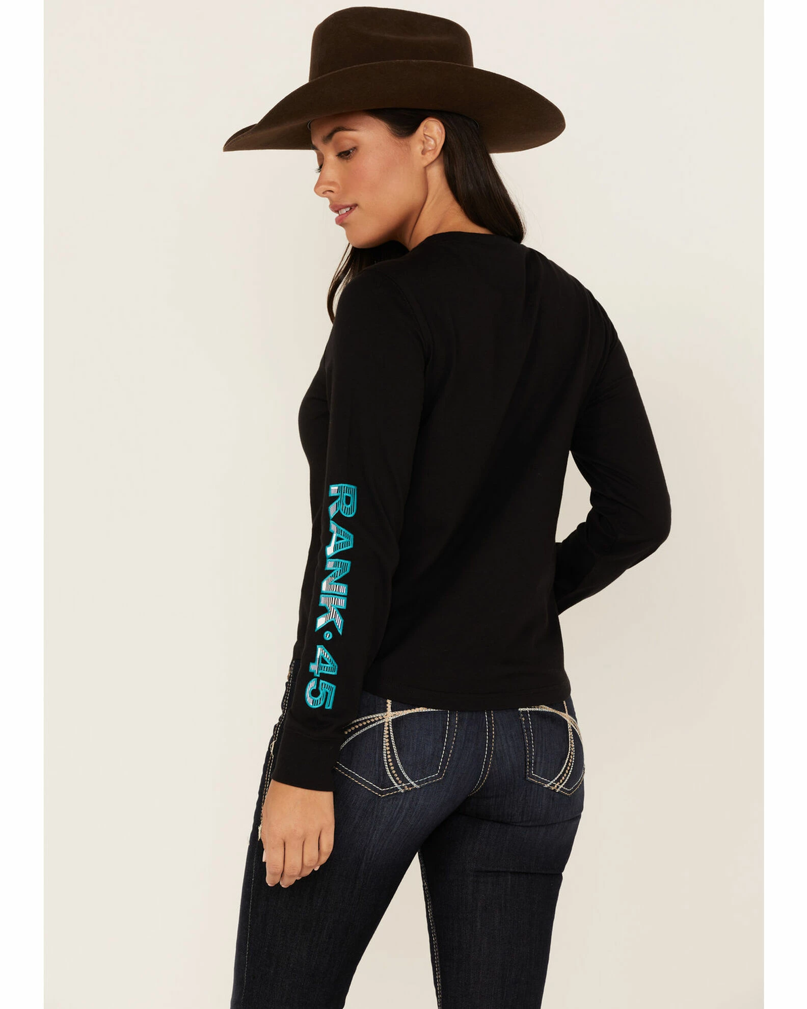 Rank 45 Women's Logo Graphic Long Sleeve Tee 6 Rank 45 Women's Logo Graphic Long Sleeve Tee - Image 4