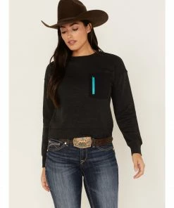 Rank 45 Women's Logo Sweatshirt Black