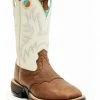 Rank 45 Women's Hadley Western Boots - Broad Square Toe Brown