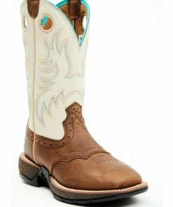 Rank 45 Women's Hadley Western Boots - Broad Square Toe Brown