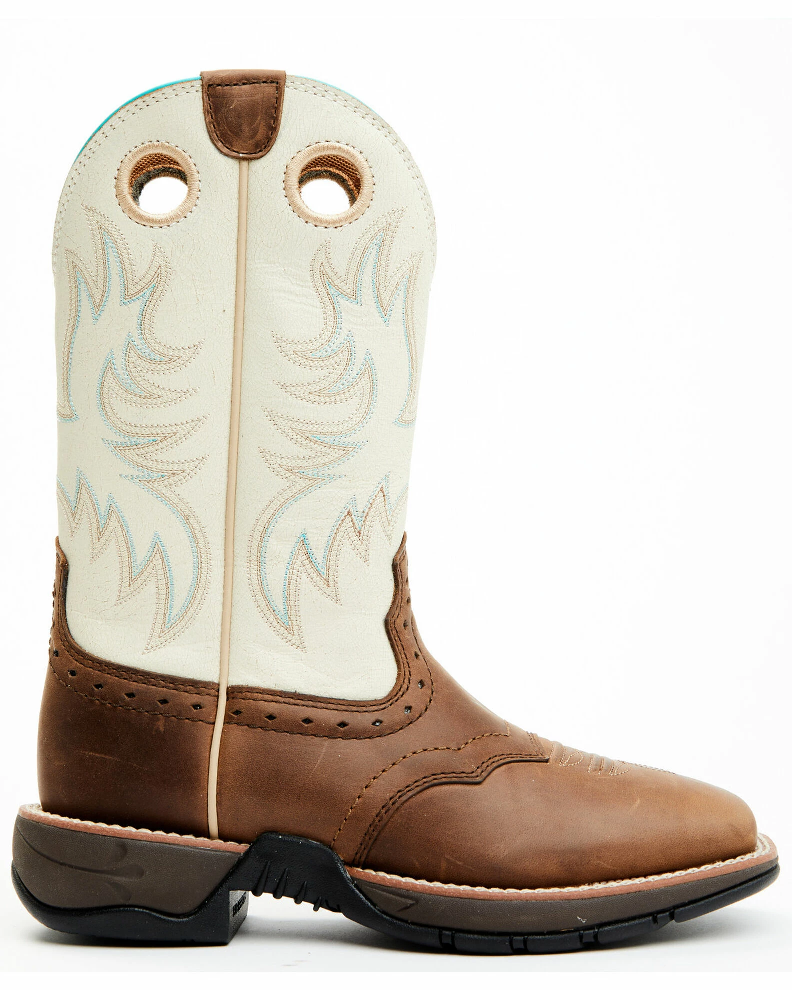 Rank 45 Women's Hadley Western Boots - Broad Square Toe Brown 4 Rank 45 Women's Hadley Western Boots - Broad Square Toe Brown - Image 2