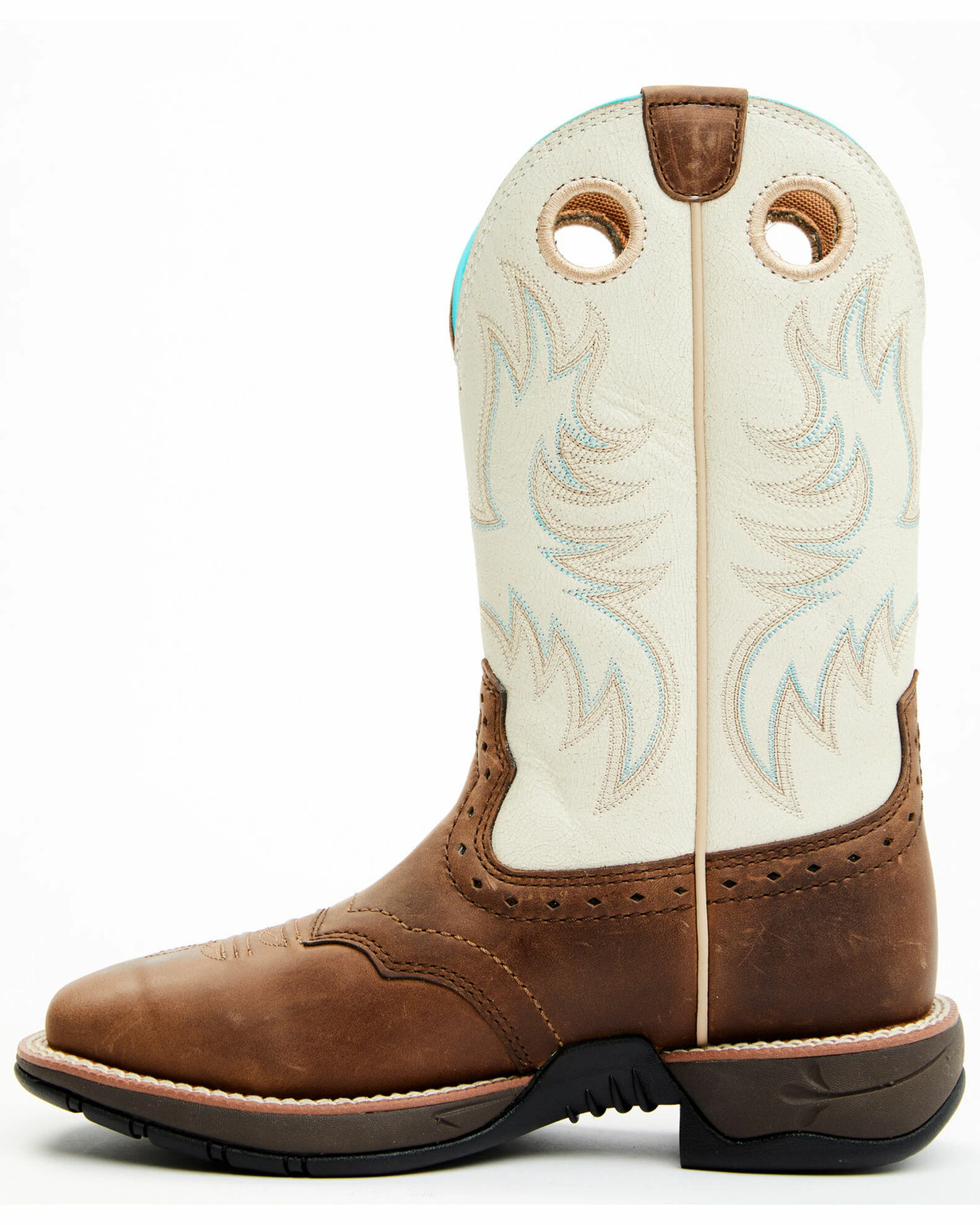 Rank 45 Women's Hadley Western Boots - Broad Square Toe Brown 5 Rank 45 Women's Hadley Western Boots - Broad Square Toe Brown - Image 3