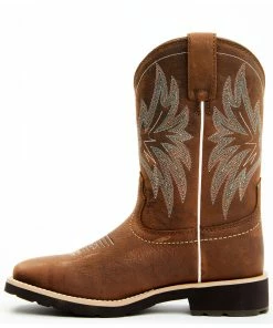 Rank 45 Women's Calyx Western Boots - Broad Square Toe Brown -Rank 45 shop 2000375090 200 P3