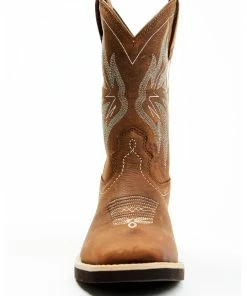 Rank 45 Women's Calyx Western Boots - Broad Square Toe Brown -Rank 45 shop 2000375090 200 P4