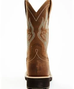 Rank 45 Women's Calyx Western Boots - Broad Square Toe Brown -Rank 45 shop 2000375090 200 P5