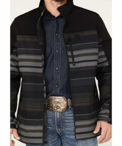 Rank 45 Men's Prescott Printed Softshell Jacket Black -Rank 45 shop 2000375536 001 P3