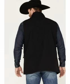 Rank 45 Men's Hadwick Softshell Vest - Big & Tall Black -Rank 45 shop 2000375542 001 P4