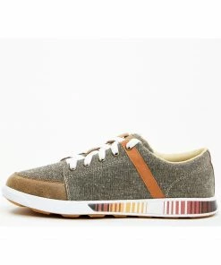 Rank 45 Men's Low Top Casual Shoe - Round Toe Tan -Rank 45 shop 2000378854 280 P3