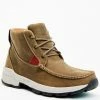 Rank 45 Men's Hi Top Casual Shoe - Moc Toe Taupe