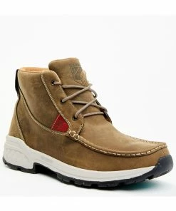 Rank 45 Men's Hi Top Casual Shoe - Moc Toe Taupe