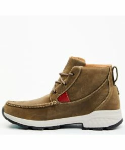 Rank 45 Men's Hi Top Casual Shoe - Moc Toe Taupe -Rank 45 shop 2000378857 251 P3