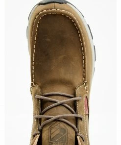 Rank 45 Men's Hi Top Casual Shoe - Moc Toe Taupe -Rank 45 shop 2000378857 251 P6