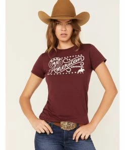 Rank 45 Women's American Original Short Sleve Graphic Tee