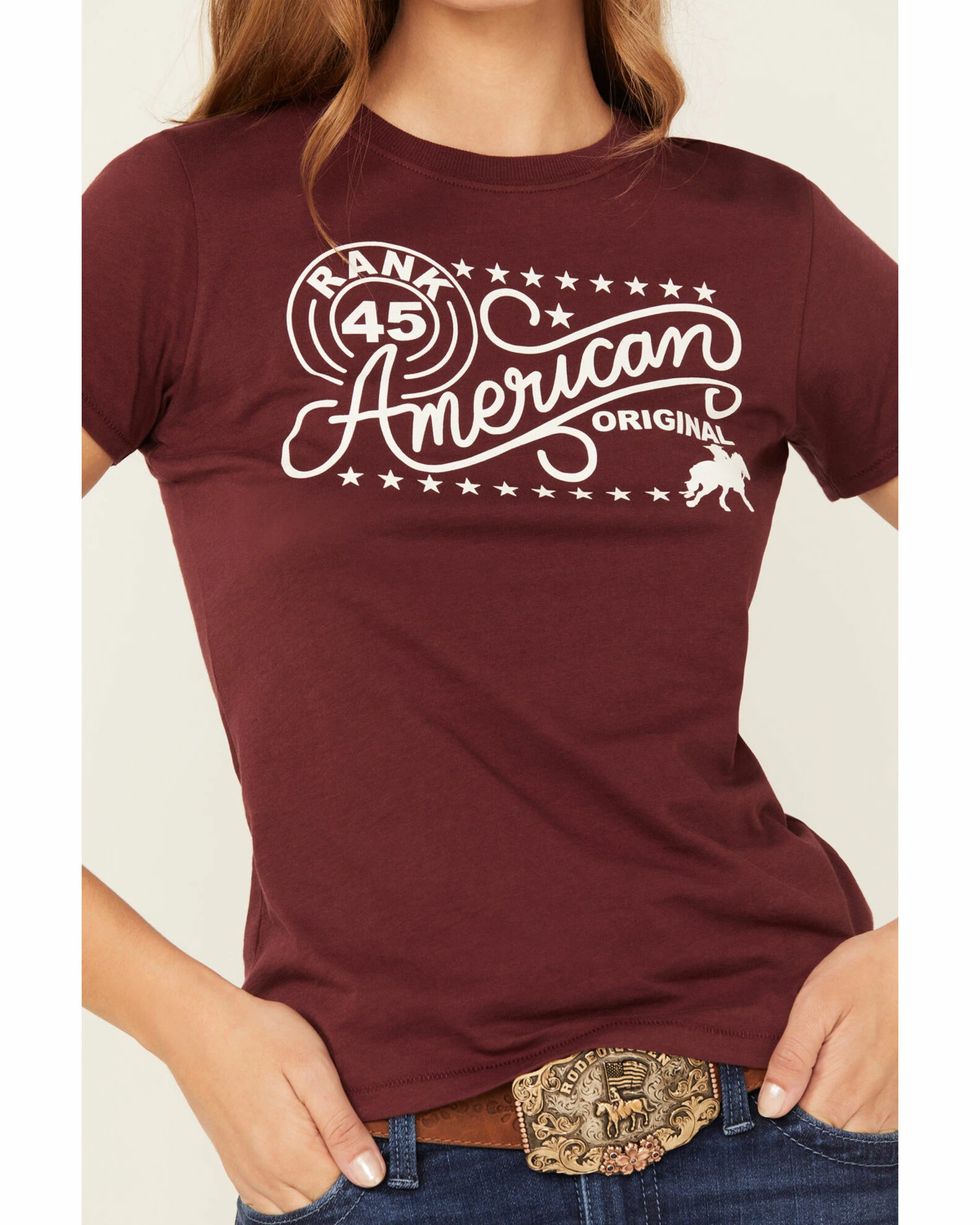 Rank 45 Women's American Original Short Sleve Graphic Tee 5 Rank 45 Women's American Original Short Sleve Graphic Tee - Image 3