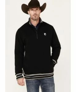 Rank 45 Men's Bring It 1/4 Zip Pullover Jacket Black 11 Rank 45 Men's Bring It 1/4 Zip Pullover Jacket Black -Rank 45 shop 2000381673 001 P1 1