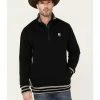 Rank 45 Men's Bring It 1/4 Zip Pullover Jacket Black 1 Rank 45 Men's Bring It 1/4 Zip Pullover Jacket Black -Rank 45 shop 2000381673 001 P1