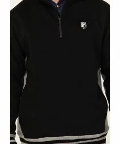 Rank 45 Men's Bring It 1/4 Zip Pullover Jacket Black 9 Rank 45 Men's Bring It 1/4 Zip Pullover Jacket Black -Rank 45 shop 2000381673 001 P3