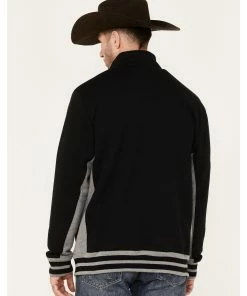 Rank 45 Men's Bring It 1/4 Zip Pullover Jacket Black 10 Rank 45 Men's Bring It 1/4 Zip Pullover Jacket Black -Rank 45 shop 2000381673 001 P4