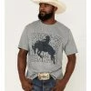 Rank 45 Men's Graphic Western T-Shirt Grey -Rank 45 shop 2000381712 020 P1
