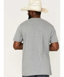 Rank 45 Men's Graphic Western T-Shirt Grey -Rank 45 shop 2000381712 020 P4